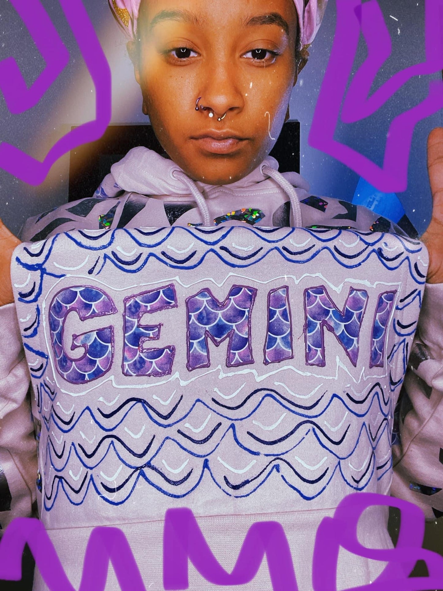 Custom Zodiac Sign Hood