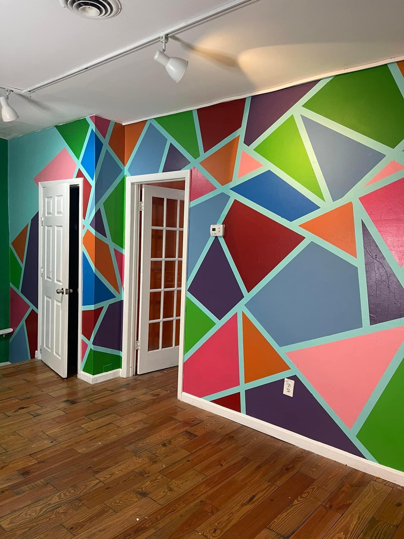 Geometric Mural Design Tutorial