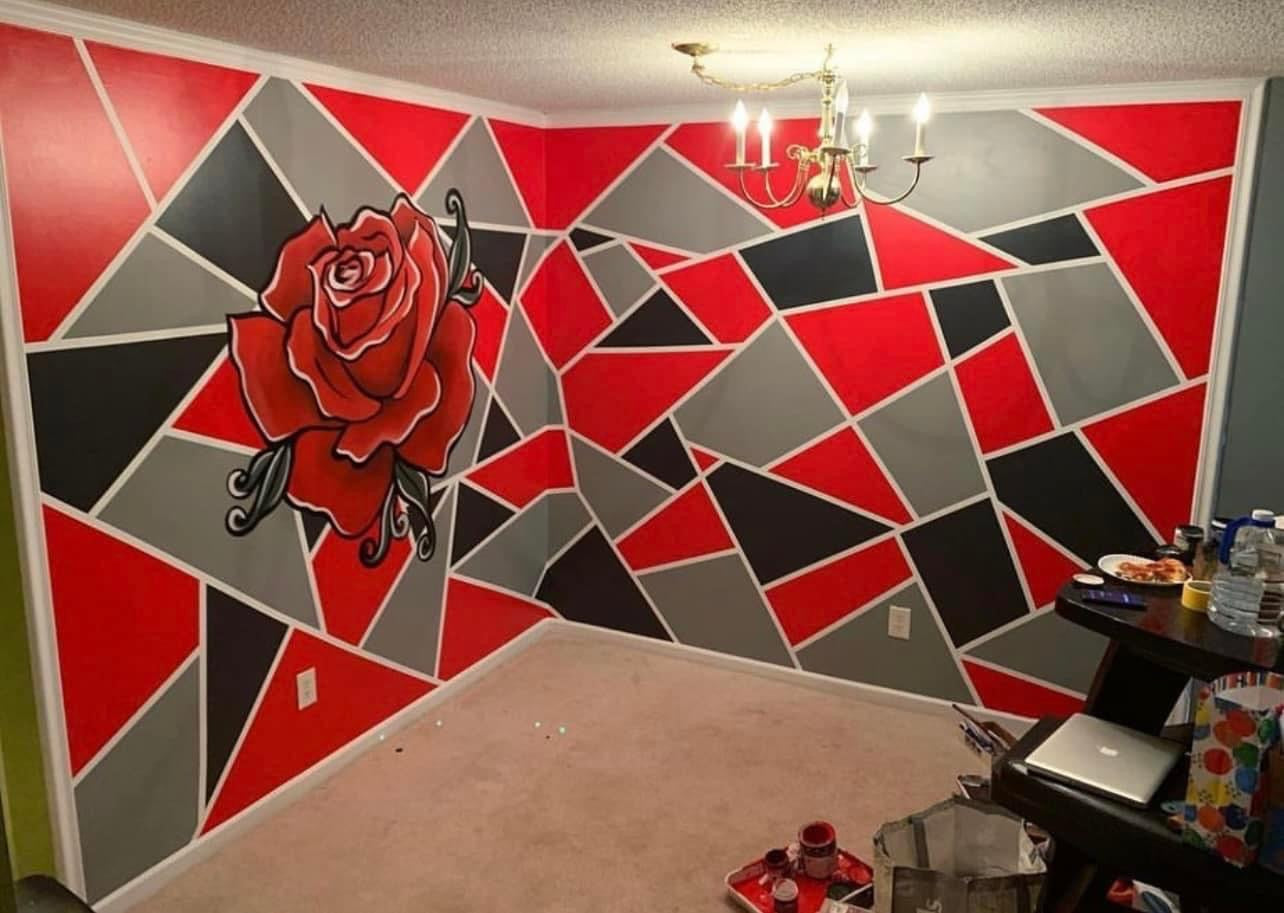 Geometric Mural Design Tutorial